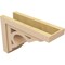 Ekena Millwork 7"W x 21"D x 14"H Classic Sheridan Rough Cedar Woodgrain TimberThane Corbel, Primed Tan CORUR07X21X14SHERCPR - alternate 5